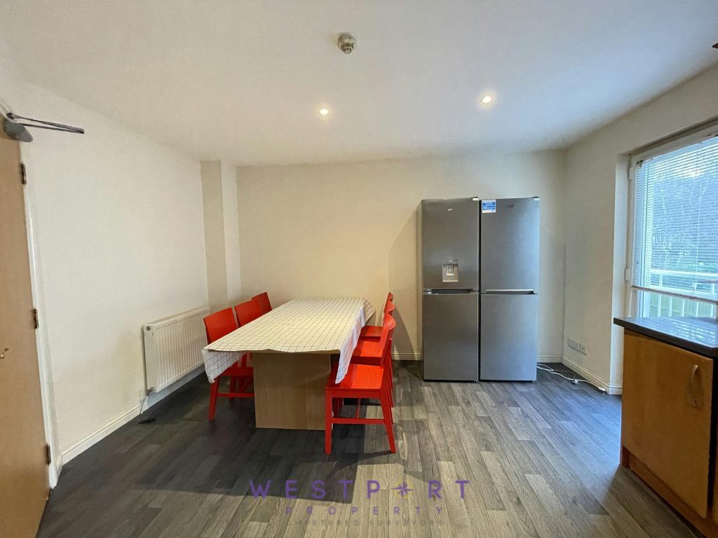 student accomodation dining room