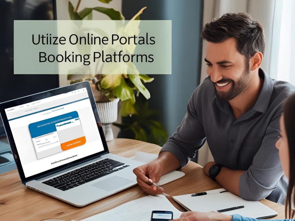 Utilize Online Portals and Booking Platforms